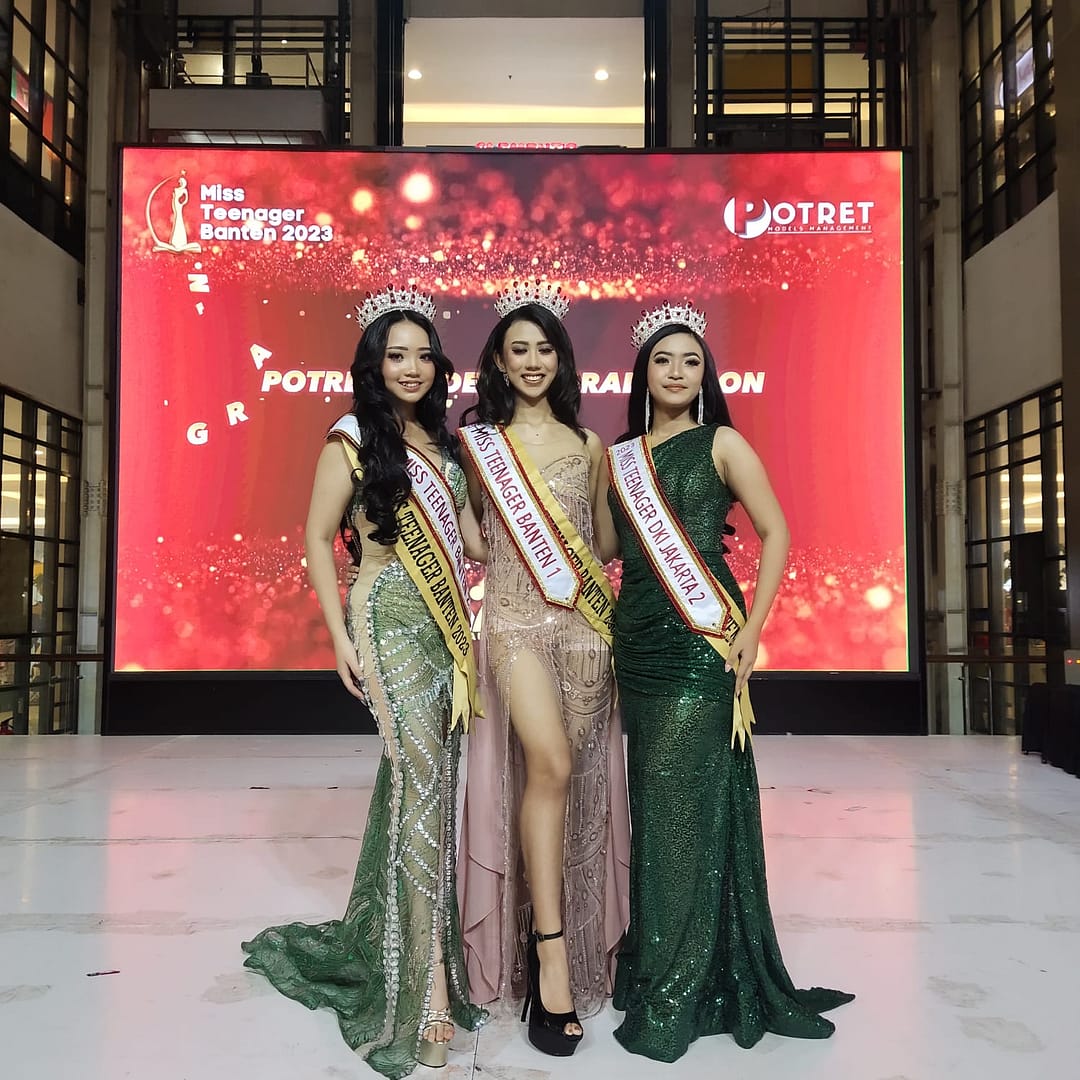 Potret Models Management Sukses Gelar Miss Teenager Banten 2023
