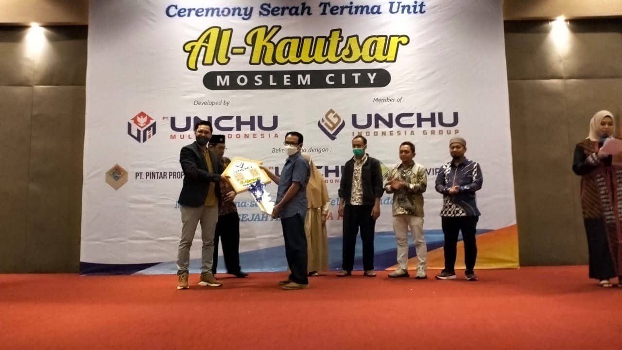 151 Konsumen Perumahan Al Kaustar Moeslim City Terima Kunci dari Pengembang PT Unchu Properti Indonesia
