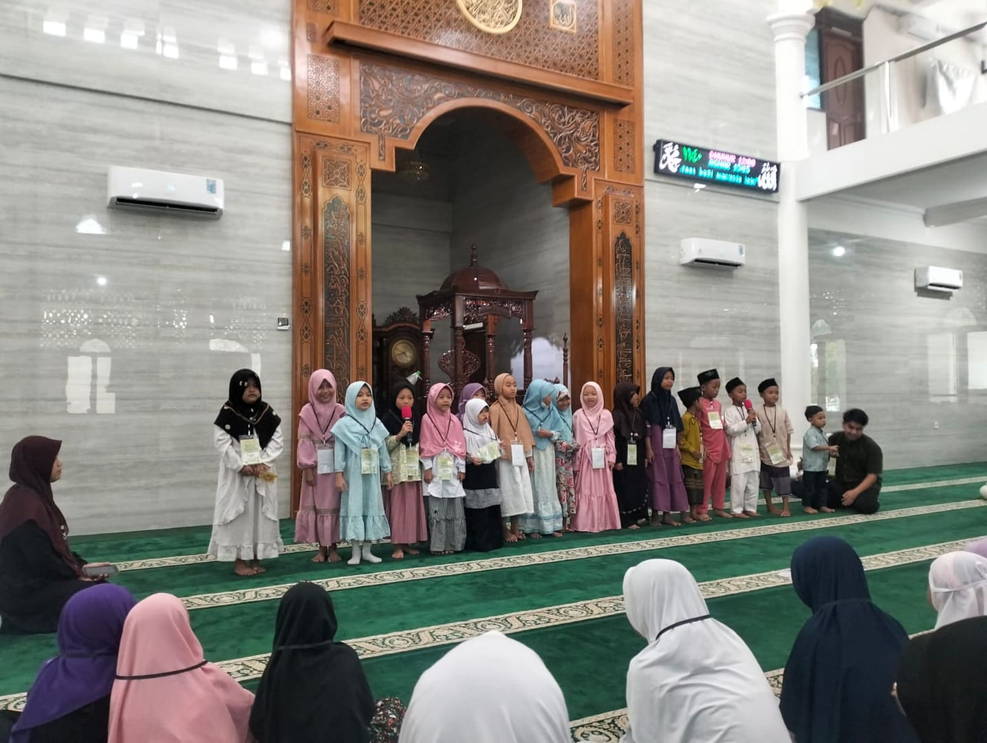 Antusiasnya Anak-anak Ikuti Sanlat Ramadhan 1445 H di Masjid Al Muhajirin Buana Permai Cipondoh
