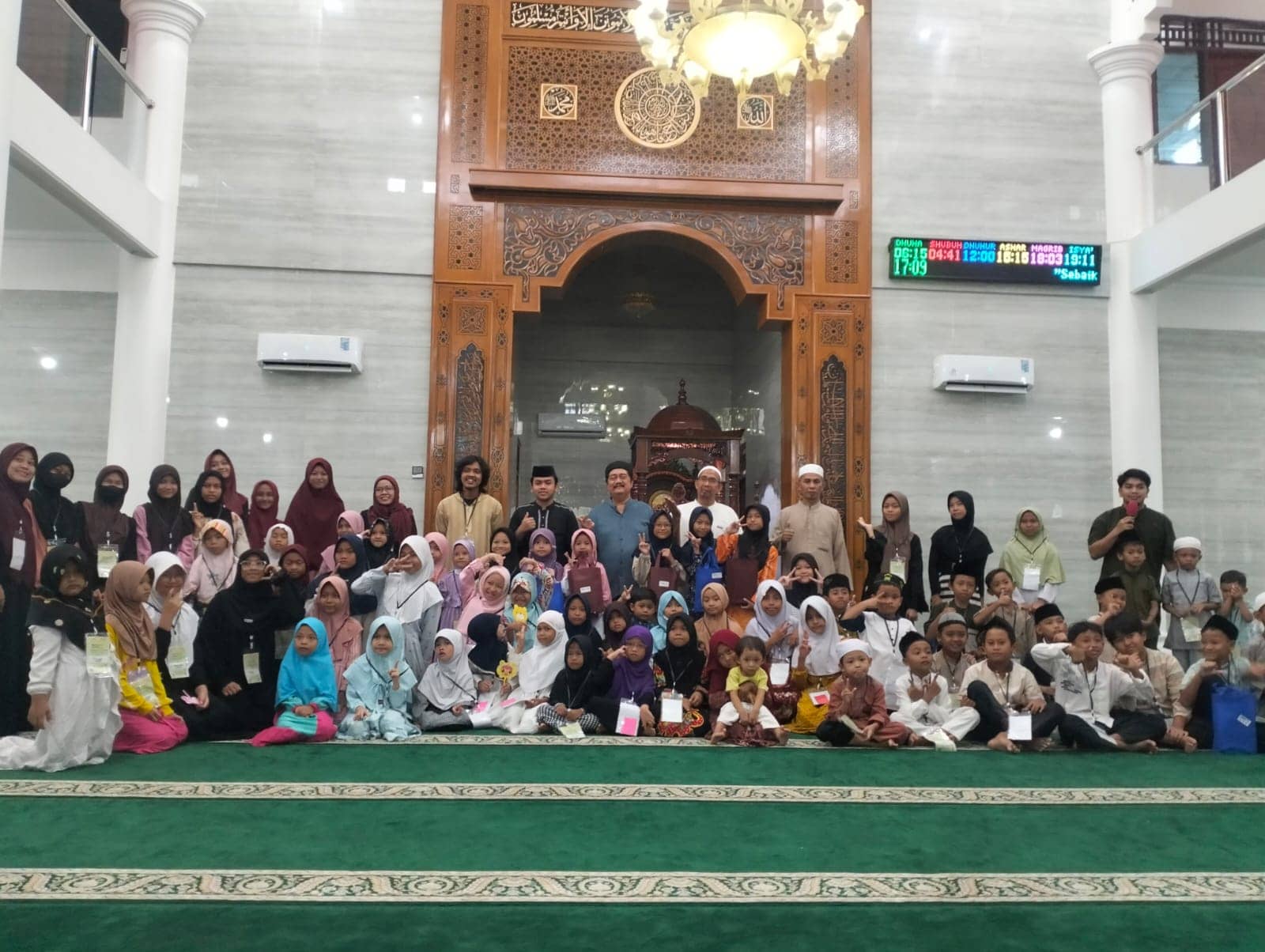 Antusiasnya Anak-anak Ikuti Sanlat Ramadhan 1445 H di Masjid Al Muhajirin Buana Permai Cipondoh